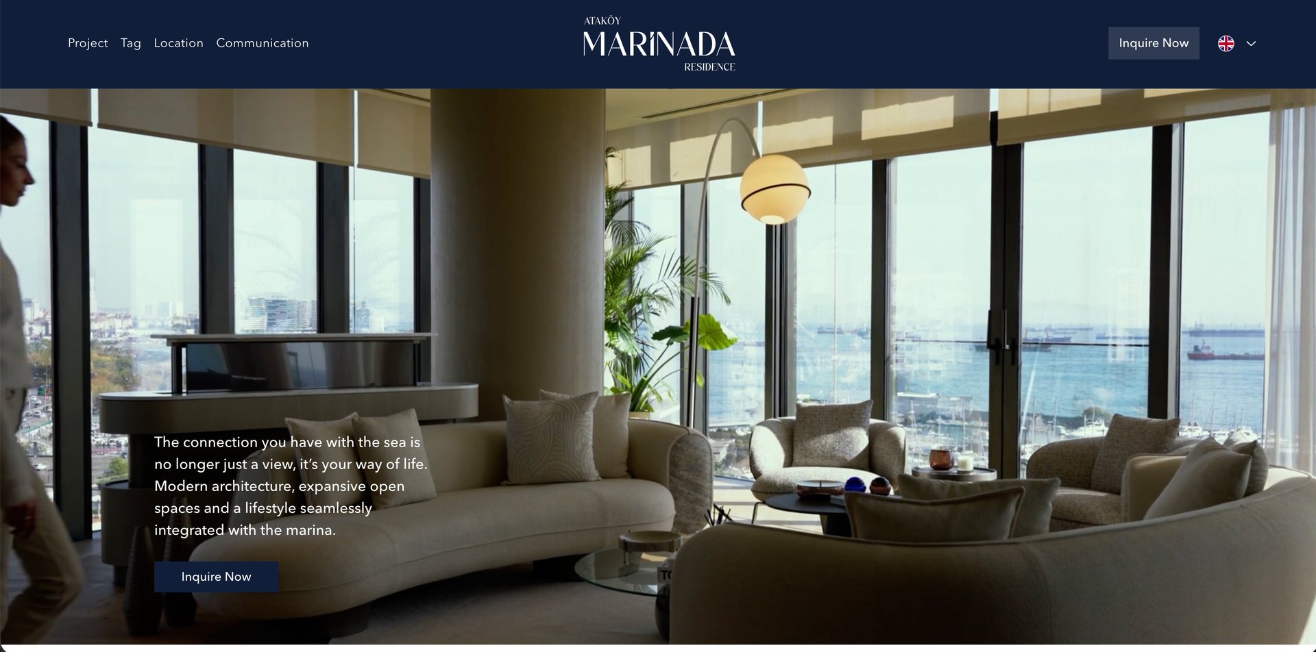 The same site before the redesign