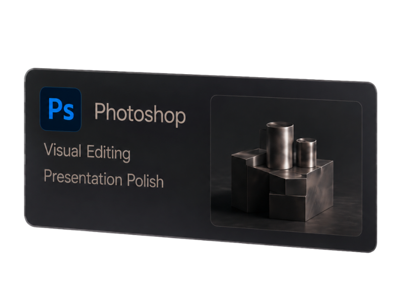 Photoshop — Visual Editing, Presentation Polish