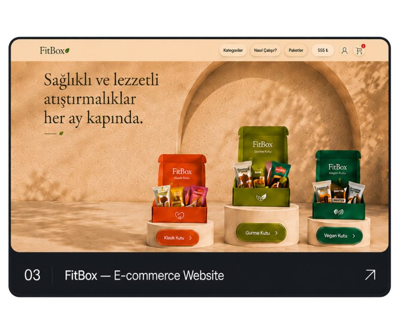 FitBox — E-commerce Website
